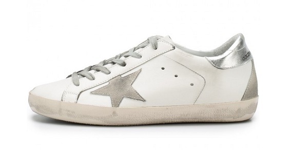 Кеды Golden Goose Deluxe Brand White/Silver