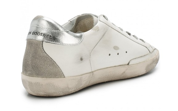 Кеды Golden Goose Deluxe Brand White/Silver