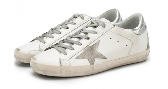 Кеды Golden Goose Deluxe Brand White/Silver