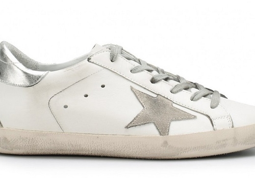 Кеды Golden Goose Deluxe Brand White/Silver