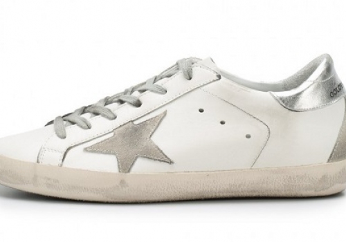 Кеды Golden Goose Deluxe Brand White/Silver