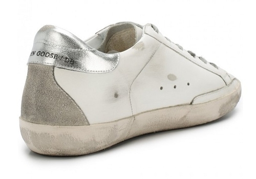 Кеды Golden Goose Deluxe Brand White/Silver