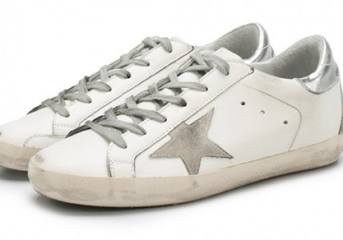 Кеды Golden Goose Deluxe Brand White/Silver