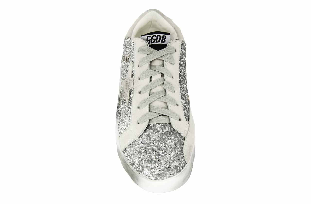 Кеды Golden Goose Deluxe Brand Silver