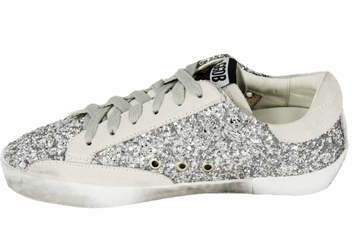 Кеды Golden Goose Deluxe Brand Silver