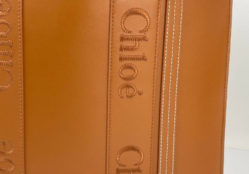 Женская кожаная сумка Chloe Tote Woody