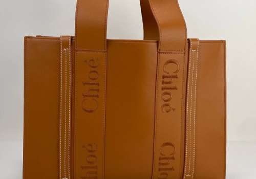 Женская кожаная сумка Chloe Tote Woody