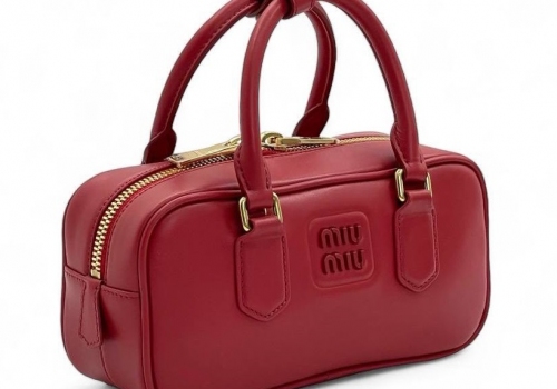 Женская кожаная сумка Miu Miu Arcadie Mini красная