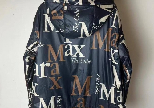 Женский синий двусторонний пуховик Max Mara