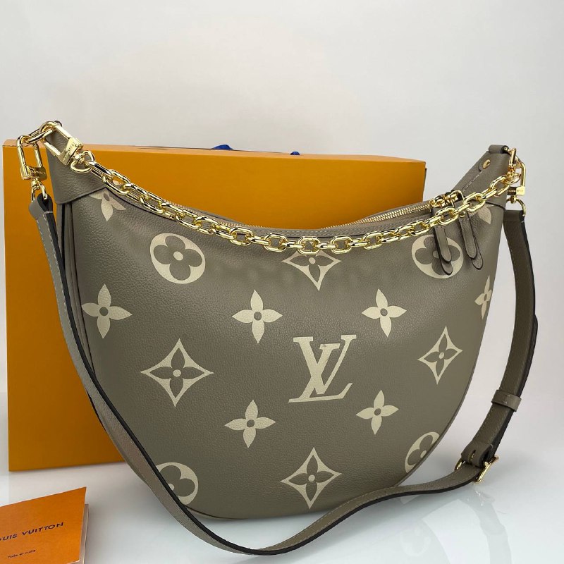 Женская сумка Louis Vuitton Loop Hobo серая