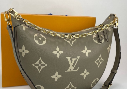 Женская сумка Louis Vuitton Loop Hobo серая