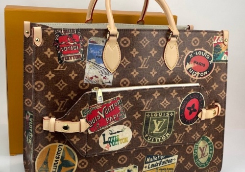 Женская сумка Louis Vuitton Onthego GM коричневая канва