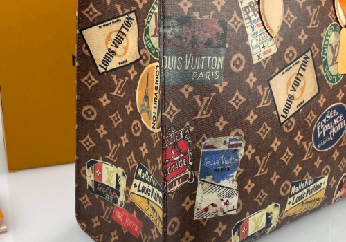 Женская сумка Louis Vuitton Onthego GM коричневая канва