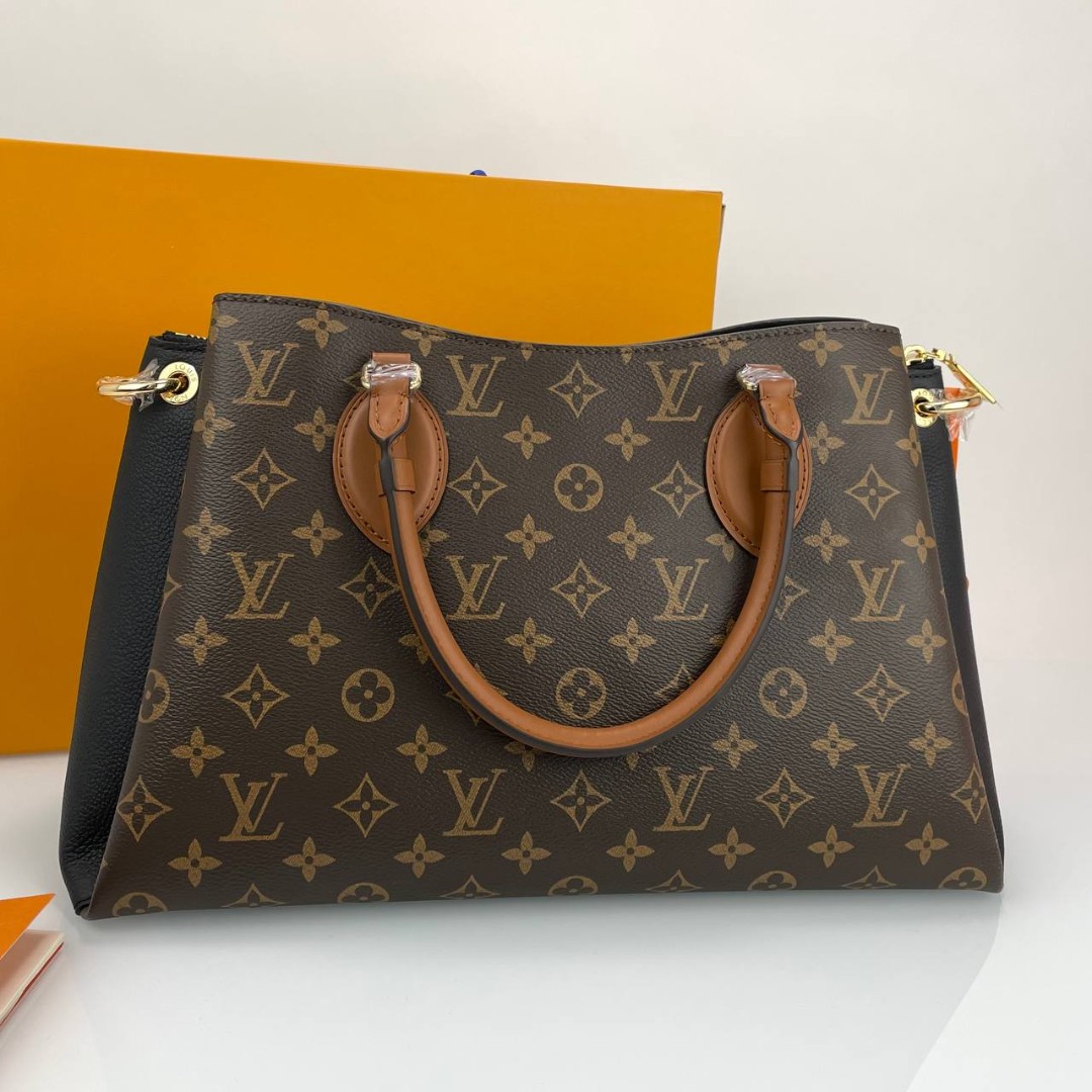 Женская сумка Louis Vuitton Vendome MM Monogram коричневая