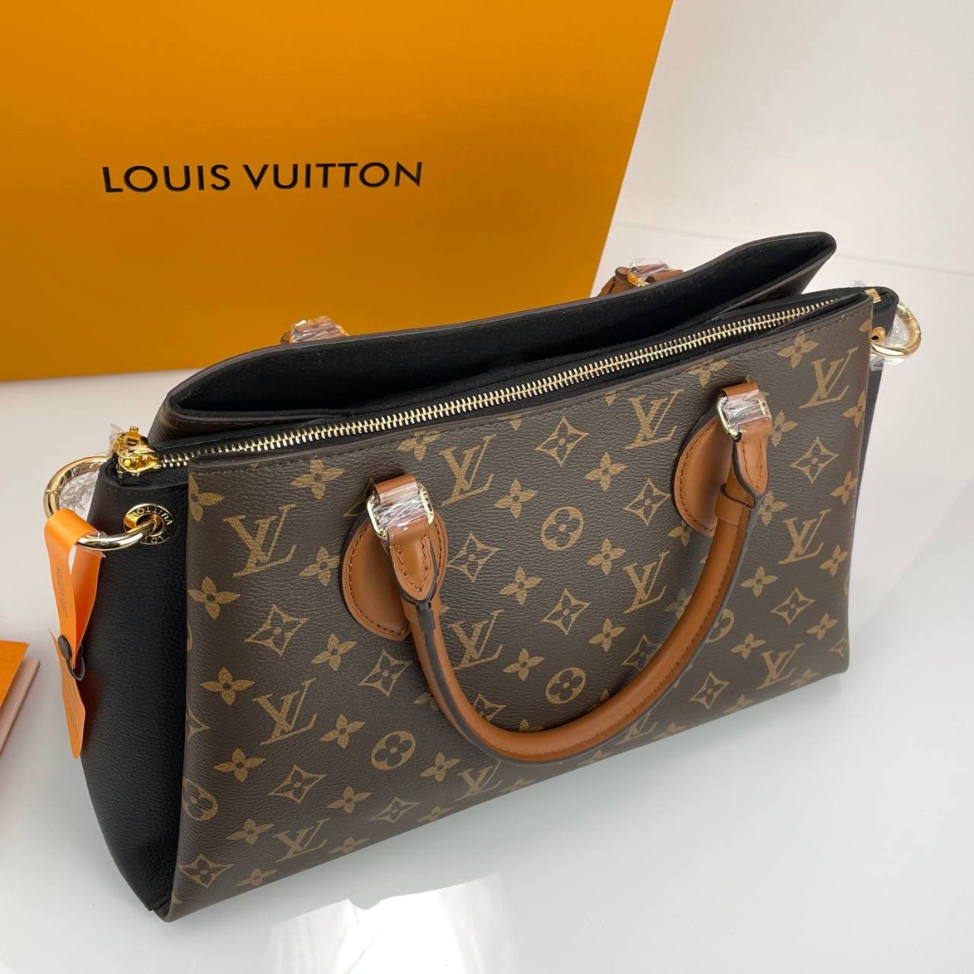 Женская сумка Louis Vuitton Vendome MM Monogram коричневая