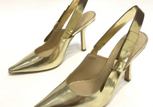 Женские туфли Christian Dior золотые