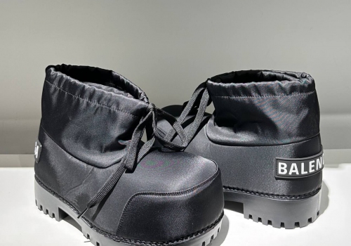 Женские зимние ботинки Balenciaga Alaska черные