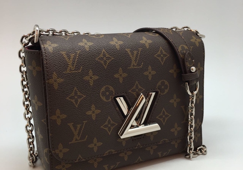 Женская брендовая кожаная сумка Louis Vuitton Broun K