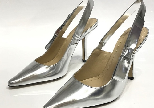 Туфли Christian Dior женские серебряные