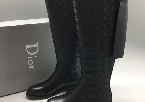 Женские сапоги Christian Dior High Black Z