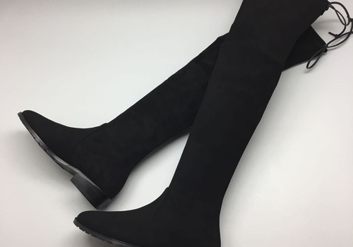 Ботфорты Stuart Weitzman Black ЗАМША