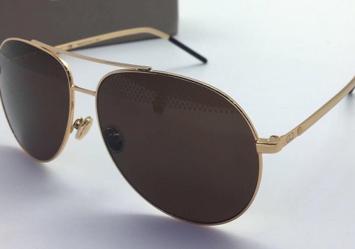 Женские солнцезащитные очки Cristian Dior Gold Glasses