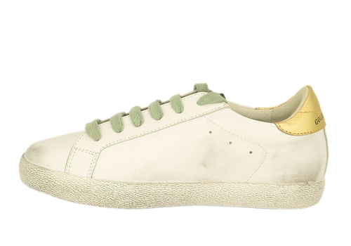 Кеды Golden Goose Deluxe Brand белые с золотым