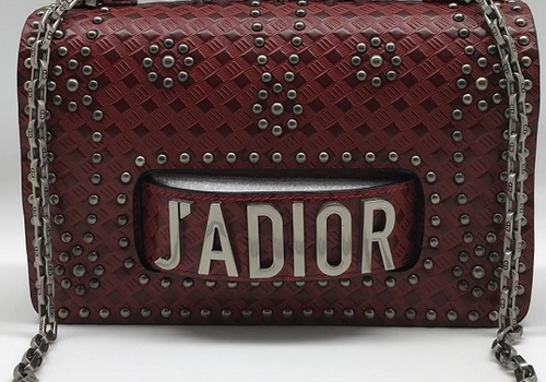 Женская брендовая сумка Christian Dior J'ADIOR красная