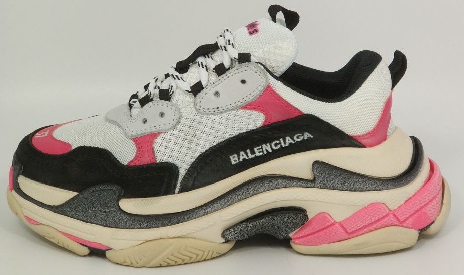 Женские кроссовки Balenciaga Triple S кожаные