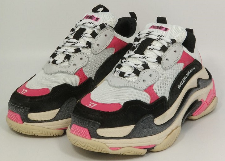 Женские кроссовки Balenciaga Triple S кожаные