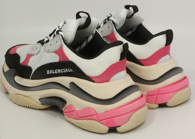 Женские кроссовки Balenciaga Triple S кожаные