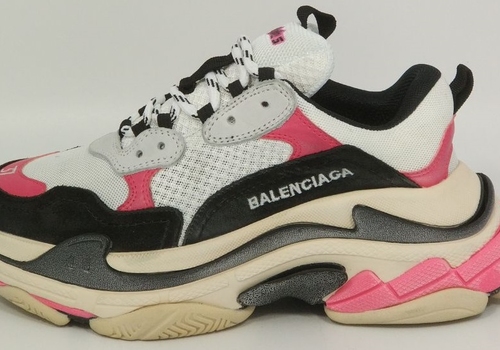 Женские кроссовки Balenciaga Triple S кожаные