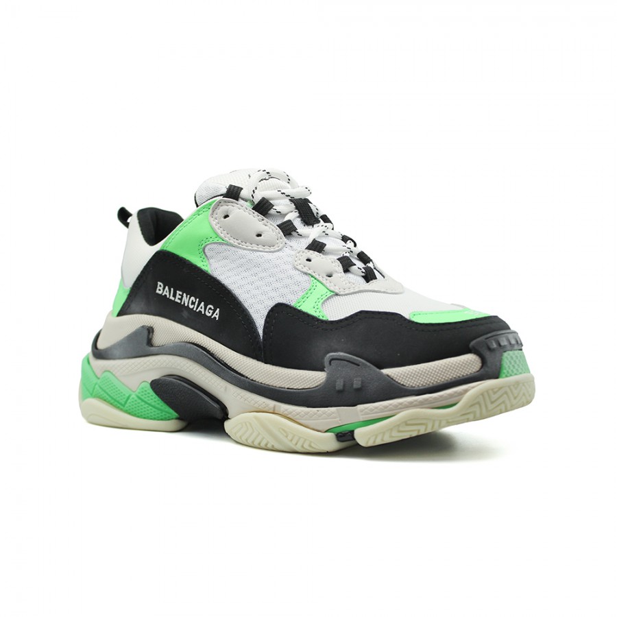 Женские кроссовки Balenciaga Triple S кожаные цветные