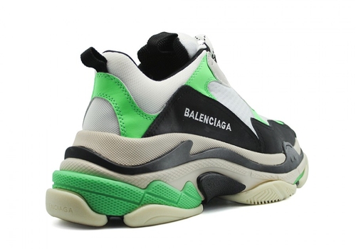 Женские кроссовки Balenciaga Triple S кожаные цветные