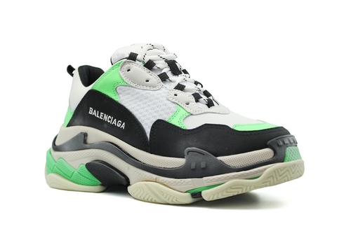 Женские кроссовки Balenciaga Triple S кожаные цветные