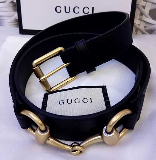 Женский ремень Gucci Horsebit кожаный