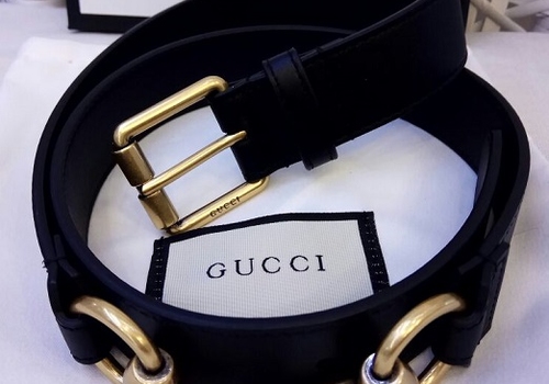 Женский ремень Gucci Horsebit кожаный