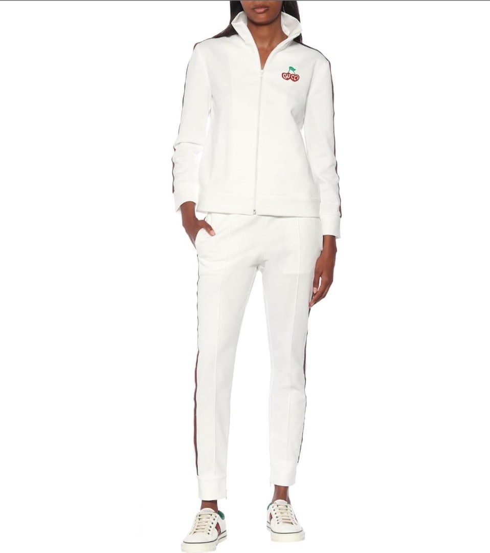 Женский спортивный костюм Gucci белый H65F43 – Lazurka Mall