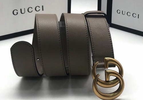 Женский ремень Gucci серый