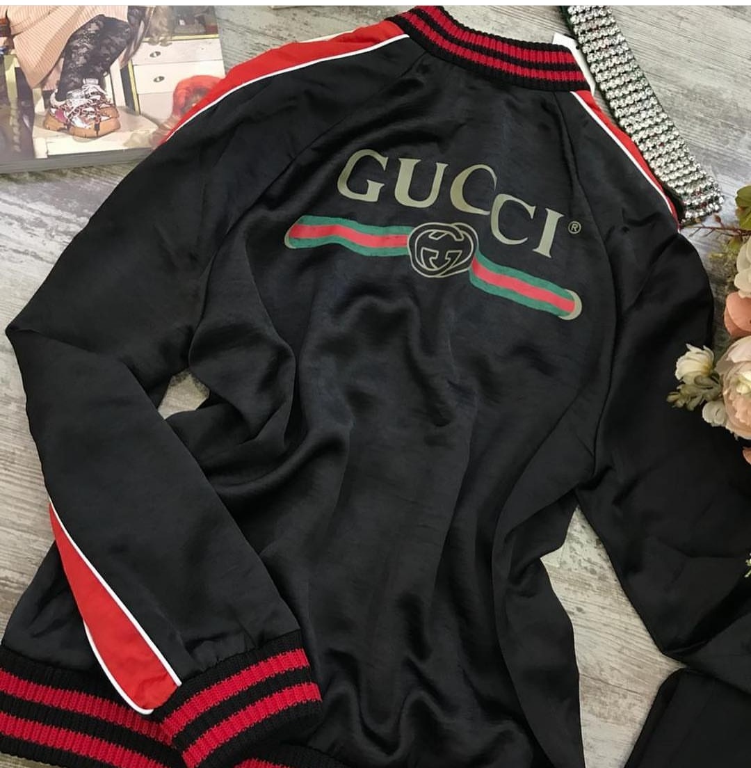 Женский спортивный костюм Gucci Spiritismo черный