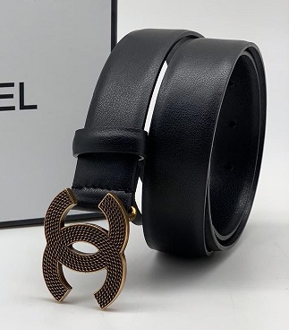 Женский черный ремень Chanel