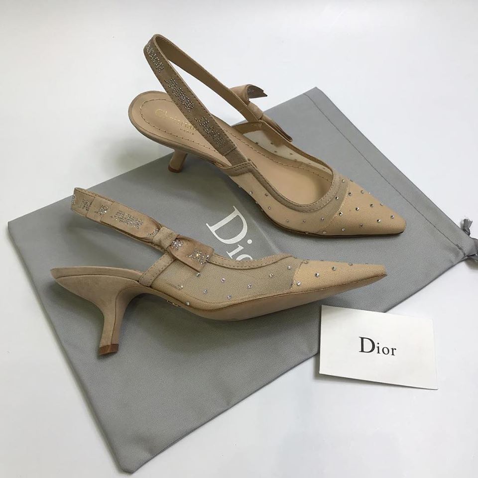 Бежевые босоножки Christian Dior J'Adior