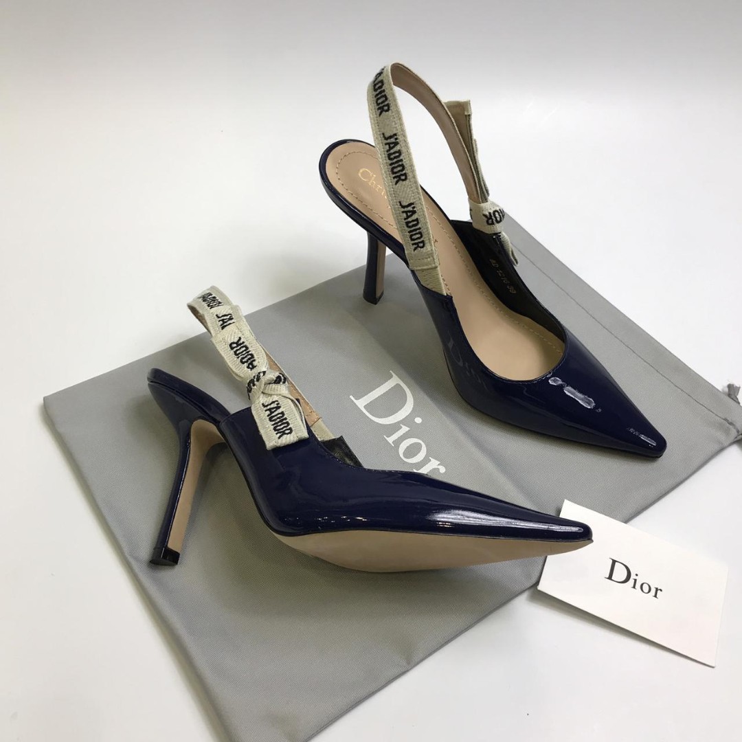 Синие лаковые Christian Dior J'Adior