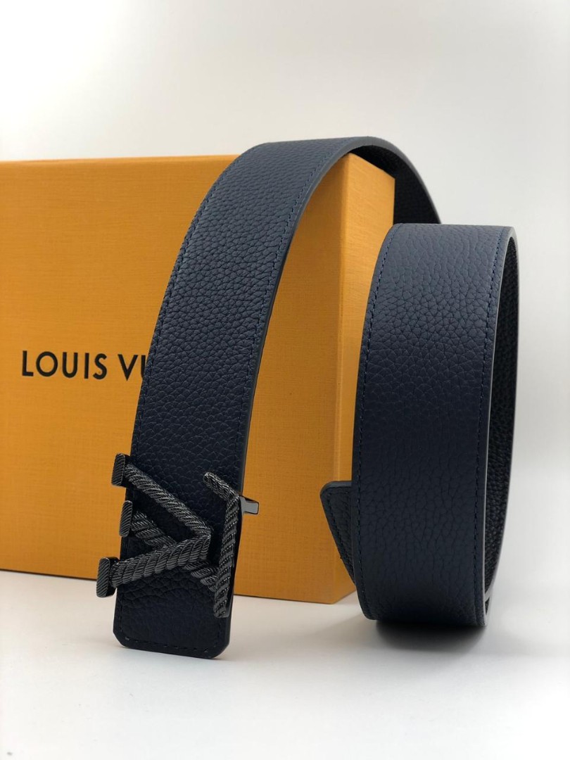 Louis Vuitton мужской черный ремень