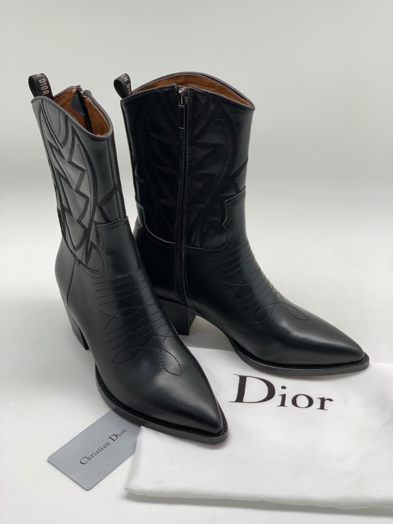 Черные сапоги Christian Dior L.A