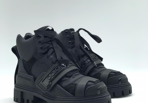 Треккинговые черные ботинки Dolce&Gabbana