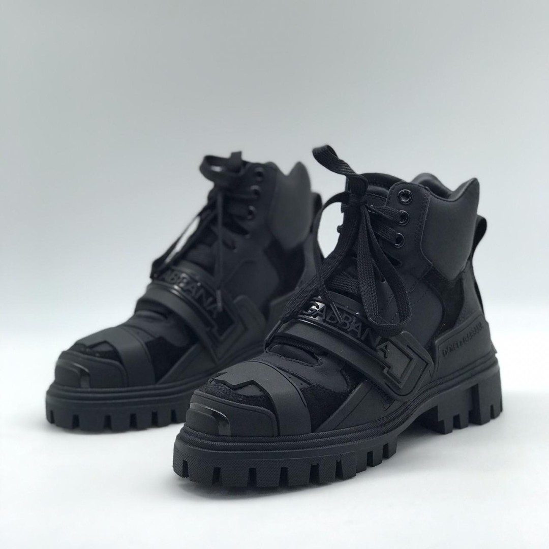 Треккинговые черные ботинки Dolce&Gabbana