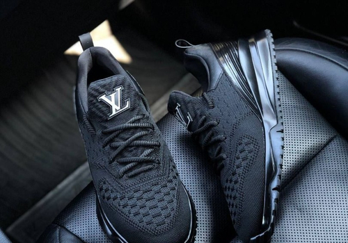 Мужские кроссовки Louis Vuitton V.N.R черные