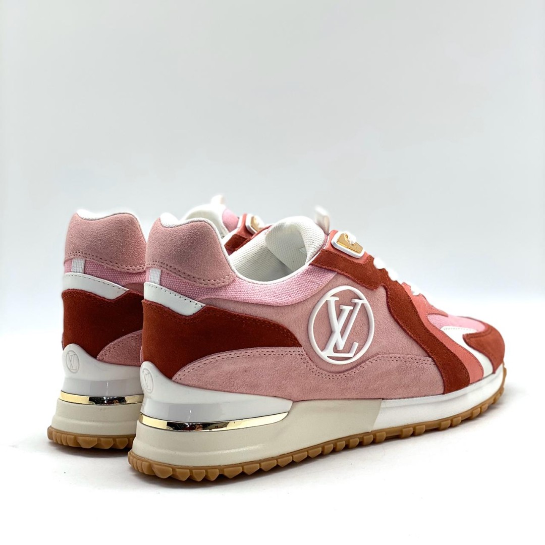 Красные кроссовки Louis Vuitton Run Away