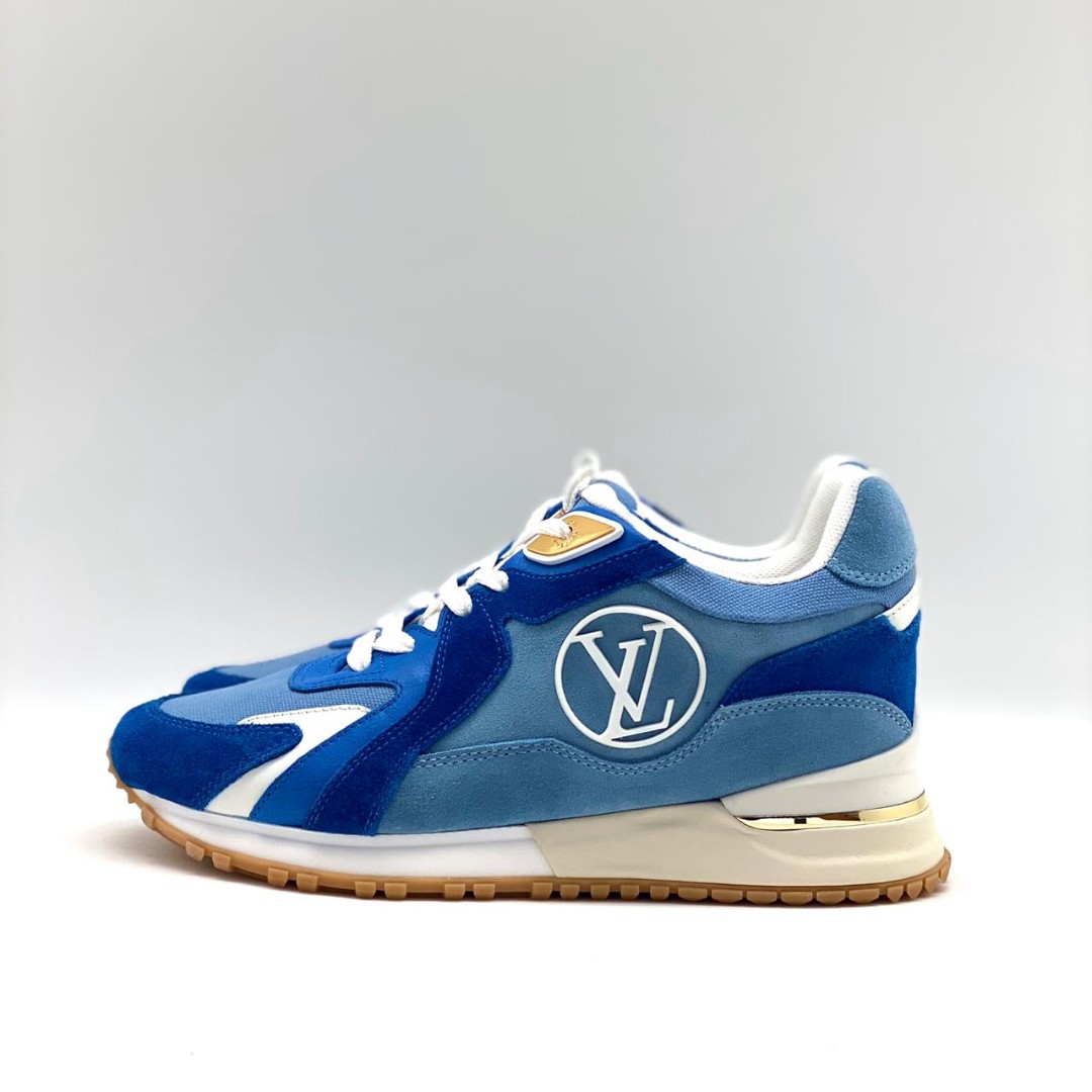 Синие кроссовки Louis Vuitton Run Away